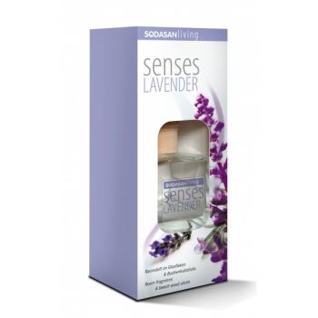 Odorizant de camera Senses Lavanda 200ml Sodasan