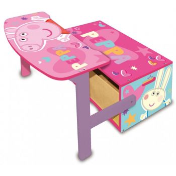 Mobilier 2 in 1 pentru depozitare jucarii Peppa Pig