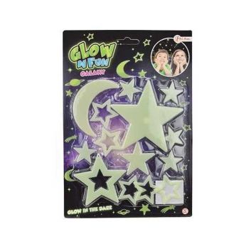 Set luna si stele fosforescente Glow N Fun Toi-Toys TT35055A