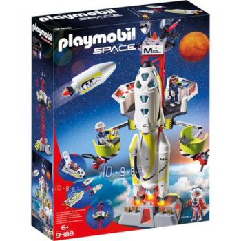 Set de Constructie Playmobil Racheta Spatiala cu Lansator - Space