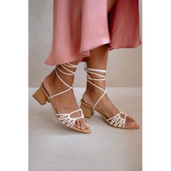 Sandale din piele cu sireturi Mirage Sandale din piele cu sireturi Mirage