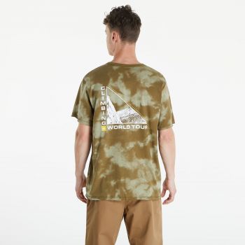 The North Face Himalayan Bottle Source Short Sleeve Tee Military Olive Dye Print