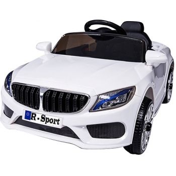 Masinuta electrica cu telecomanda Cabrio M5 R-Sport alb la reducere