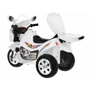 Motocicleta electrica pentru copii M1 R-Sport alb la reducere