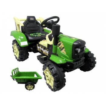 Tractor electric pentru copii C2 R-Sport verde ieftina