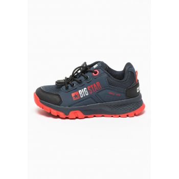 Pantofi sport de piele ecologica cu logo Pantofi sport de piele ecologica cu logo
