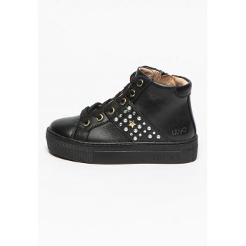 Pantofi sport mid-high de piele Alicia 5 Pantofi sport mid-high de piele Alicia 5