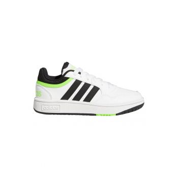 Pantofi sport de piele ecologica cu insertii de plasa Hoops 3.0