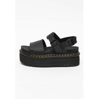 Sandale flatform din piele Voss Sandale flatform din piele Voss