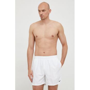 Nike pantaloni scurti de baie culoarea alb