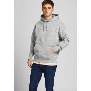 Jack & Jones - Hanorac lejer din amestec de bumbac organic cu buzunar kangaroo