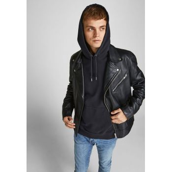 Jack & Jones - Hanorac lejer din amestec de bumbac organic cu buzunar kangaroo