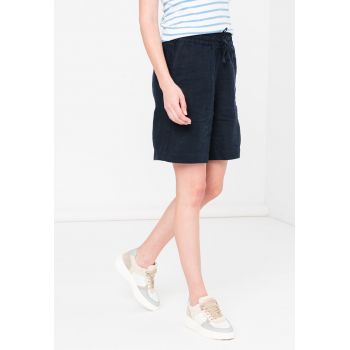 Pantaloni scurti de in cu croiala ampla