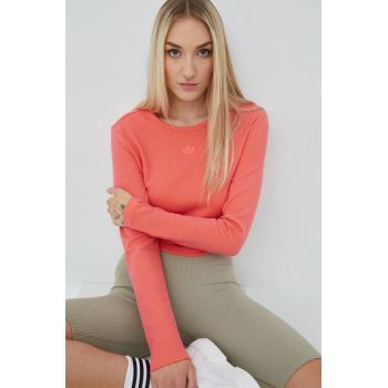 adidas Originals longsleeve femei, culoarea roz
