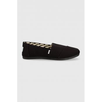 Toms espadrile Alpargata culoarea negru