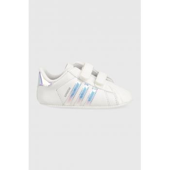 adidas Originals sneakers pentru copii Superstar culoarea alb