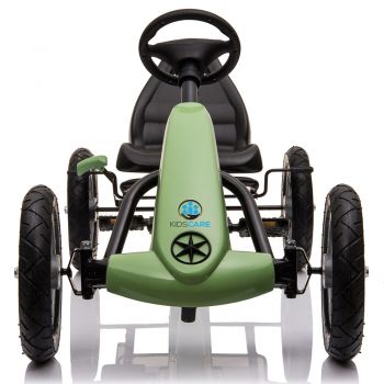 Kart cu pedale si roti gonflabile Karera Verde Kidscare la reducere