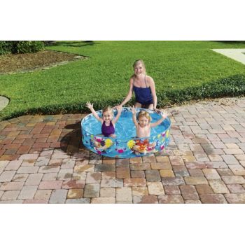 Piscina cu perete rigid pentru copii Bestway 55028 122 x 25 cm 219 litri