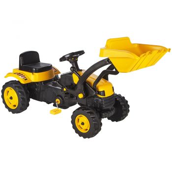 Tractor cu pedale Pilsan Active with Loader Yellow de firma originala