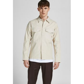 Jack & Jones -Jacheta-camasa cu buzunare aplicate
