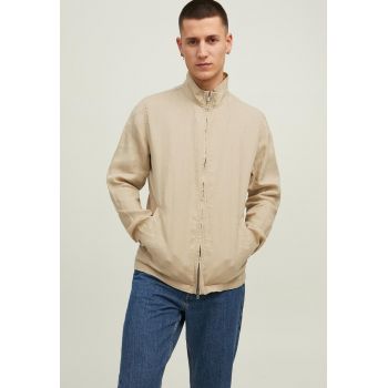 Jack & Jones - Jacheta usoara din amestec de in