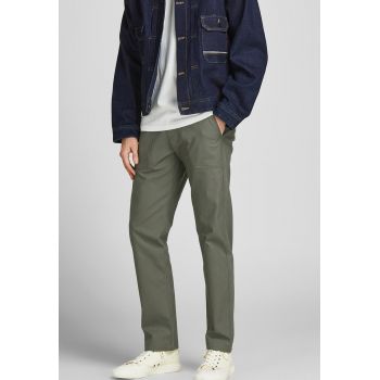 Jack & Jones - Pantaloni de bumbac cu buzunare laterale