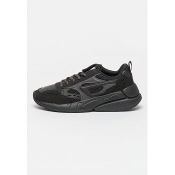 Pantofi sport cu garnituri de piele intoarsa Serendipity