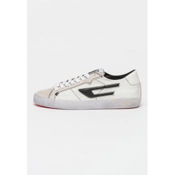 Pantofi sport de piele si piele intoarsa Leroji