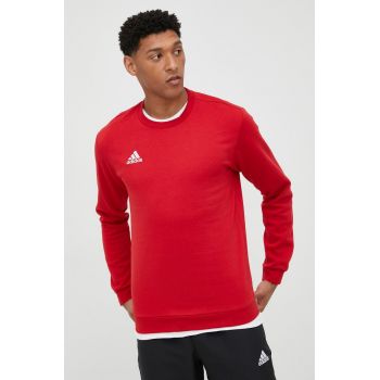 adidas Performance bluză bărbați, culoarea roșu, cu imprimeu HB0577 ieftin