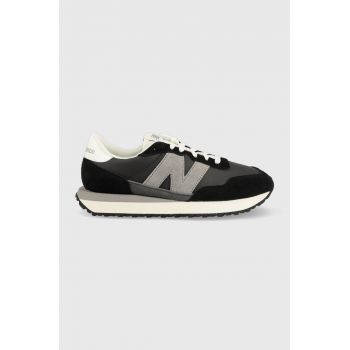 New Balance sneakers din piele Ms237rc culoarea negru