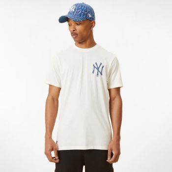 New Era New York Yankees Logo Infill White T-Shirt White