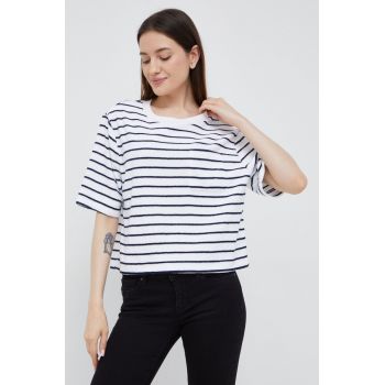 GAP tricou femei, culoarea alb