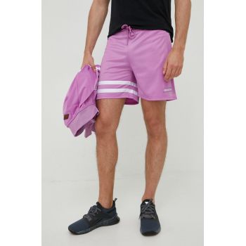 Unfair Athletics pantaloni scurti barbati, culoarea violet de firma originali