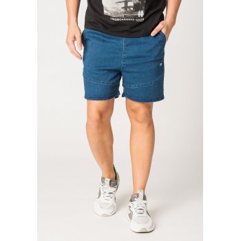 Jack & Jones - Bermude de denim cu talie medie