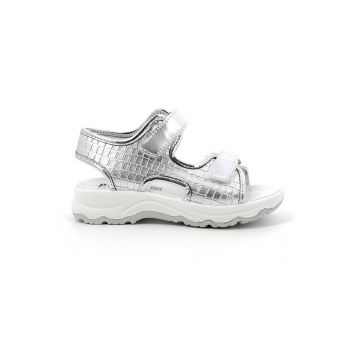Sandale de piele ecologica cu velcro