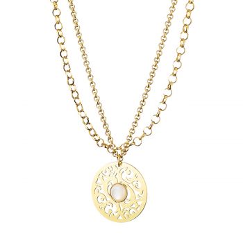 Colier Placat Cu Aur Galben 14K