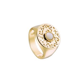 Inel Placat Cu Aur 14K 56