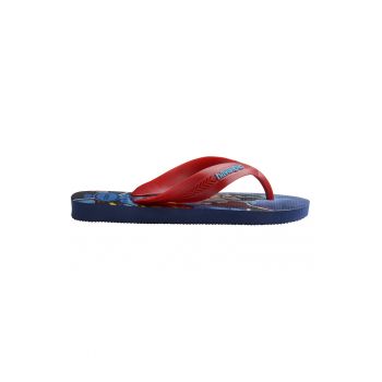 Papuci flip-flop cu imprimeu DC Max Herois