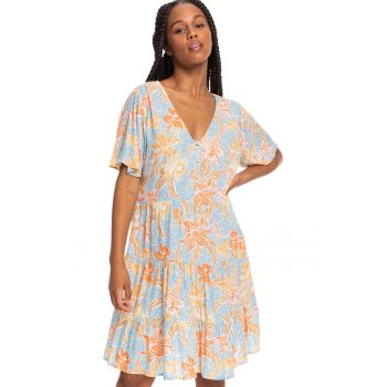 Rochie evazata din viscoza Sunny Summer