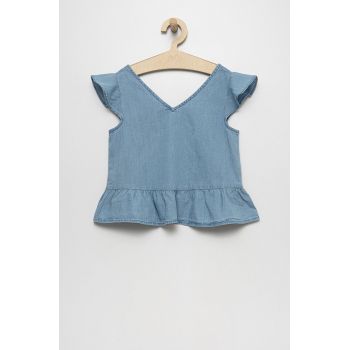 GAP bluza de bumbac pentru copii neted