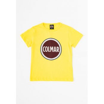 Tricou de bumbac cu imprimeu logo contrastant supraimensionat Frida