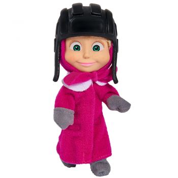 Papusa Simba Masha and the Bear 12 cm Masha hockey