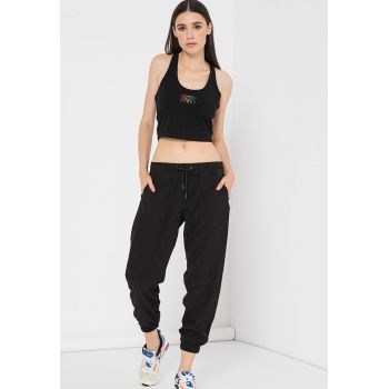 Top crop cu spate decupat - pentru fitness