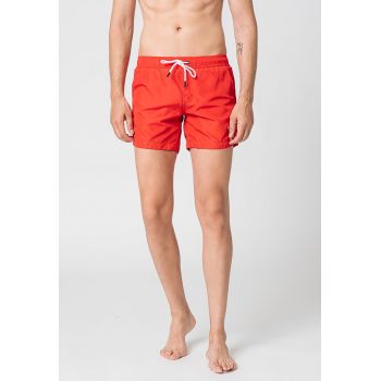 Pantaloni scurti de baie cu logo si snur