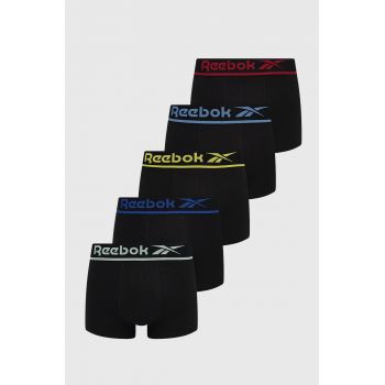 Reebok boxeri (5-pack) barbati, culoarea negru