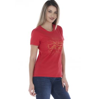 Tricou de bumbac cu logo