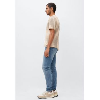 Blugi skinny cu aspect decolorat Jude
