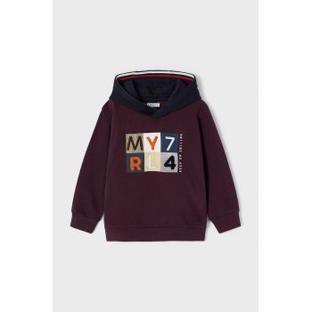 Mayoral bluza copii culoarea bordo, cu imprimeu