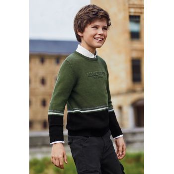 Mayoral pulover copii culoarea verde, light