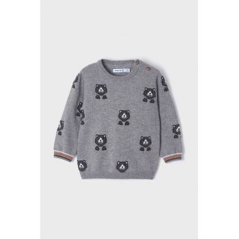 Mayoral pulover pentru copii din amestec de lana culoarea gri